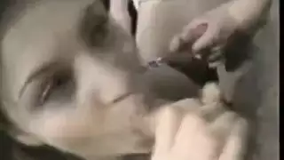 مصة لطيفة: قضيب ضخم، تنتهي بابتلاع كامل